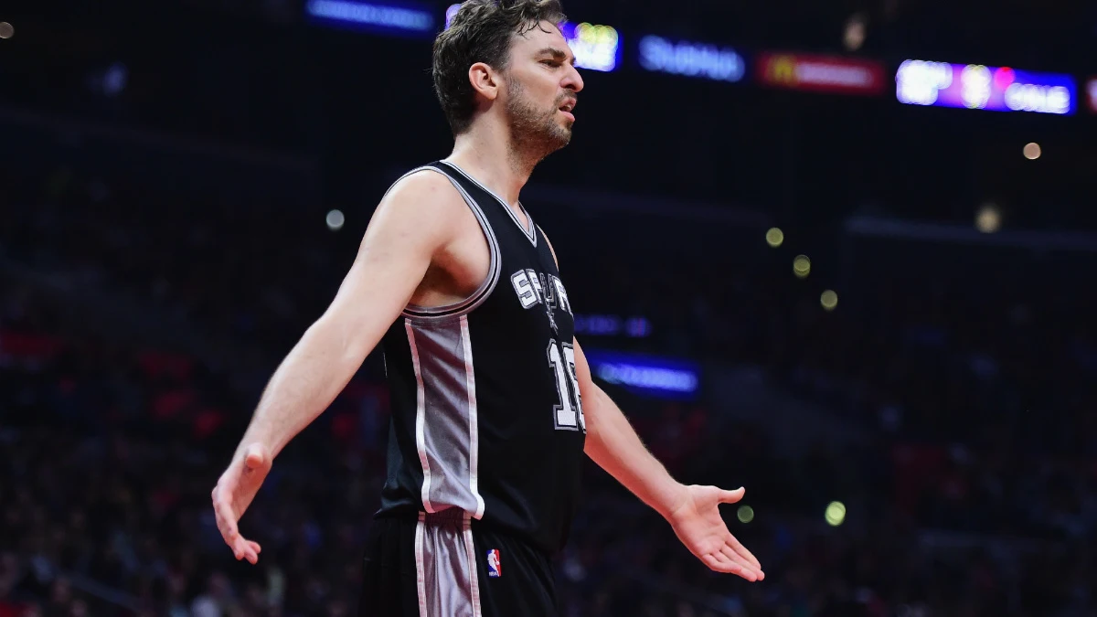 Gasol, con los Spurs