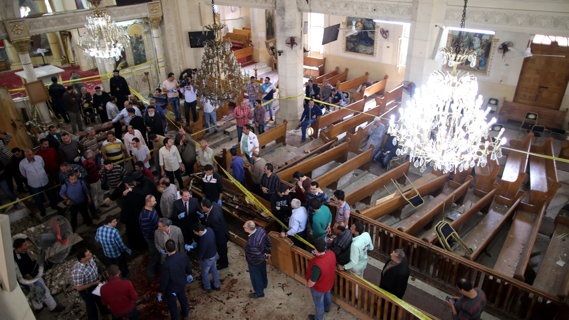 Al menos 25 muertos en un atentado contra una Iglesia al norte de El Cairo