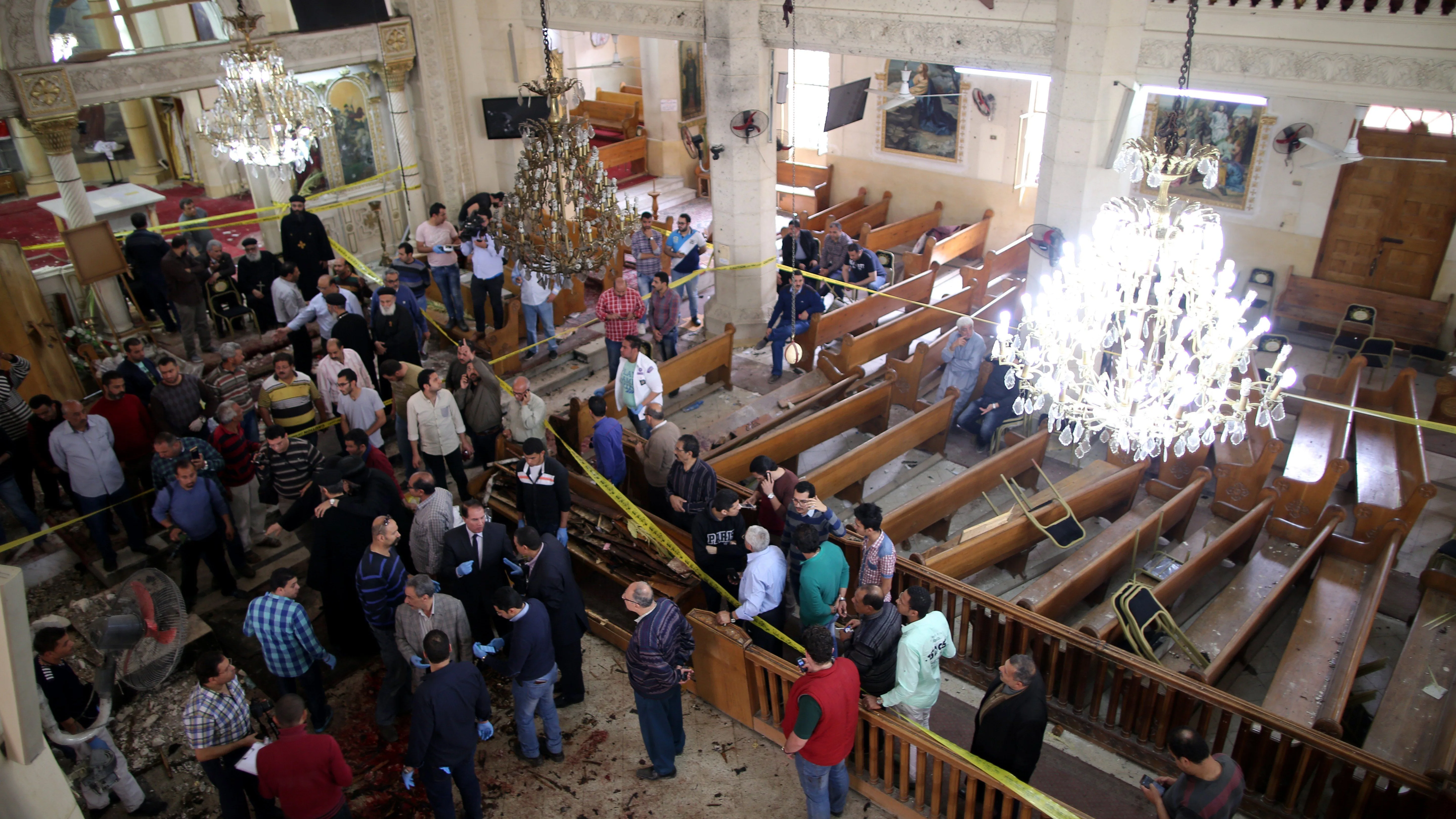 Al menos 25 muertos en un atentado contra una Iglesia al norte de El Cairo