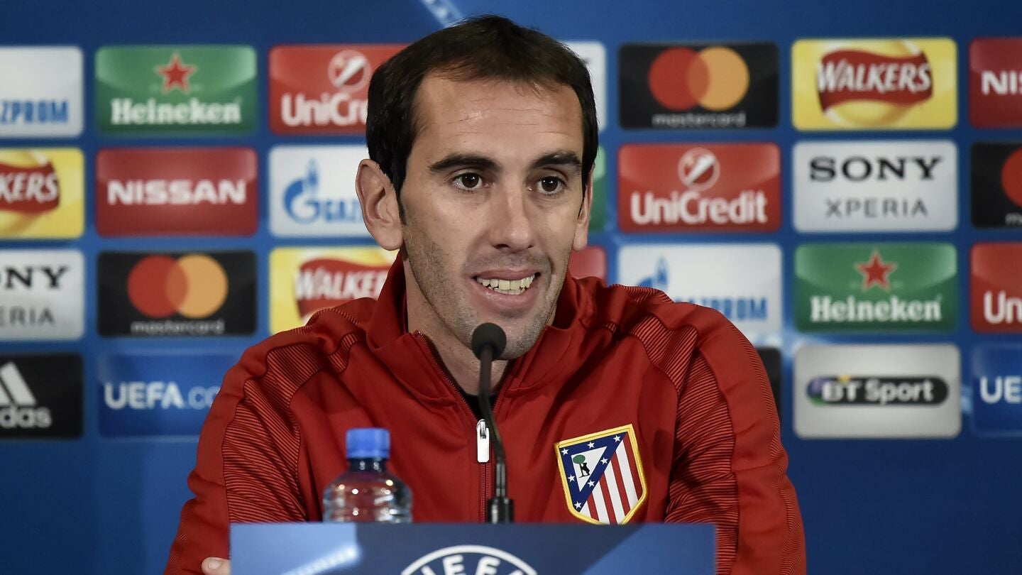 Diego God&iacute;n, jugador del Atl&eacute;tico de Madrid