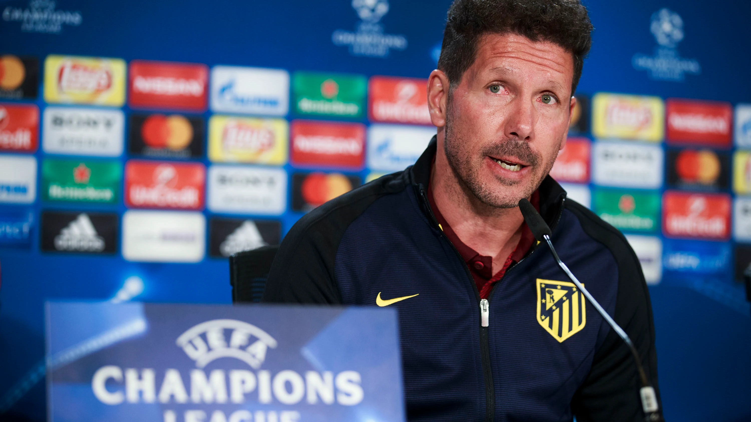 Simeone en rueda de prensa Simeone en rueda de prensa