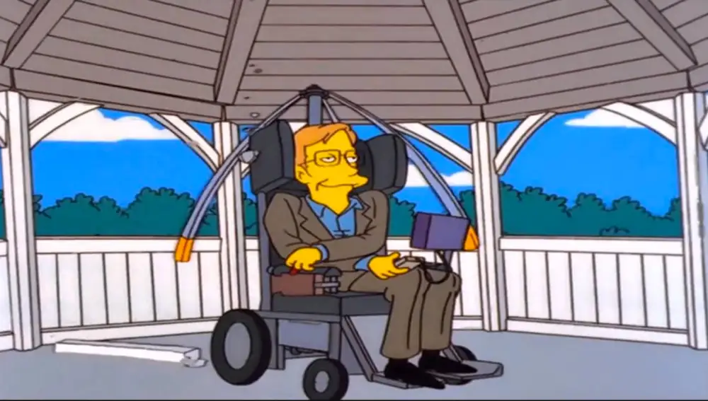 Hawkings en Los Simpsons