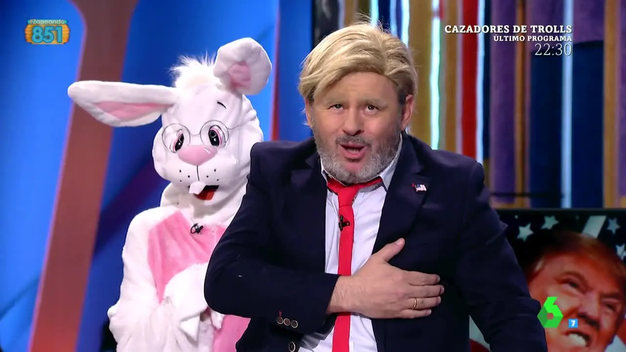Paco Trump y su "coneja"