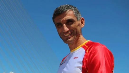 El policía y campeón del mundo, Óscar Graña. El policía y campeón del mundo, Óscar Graña.