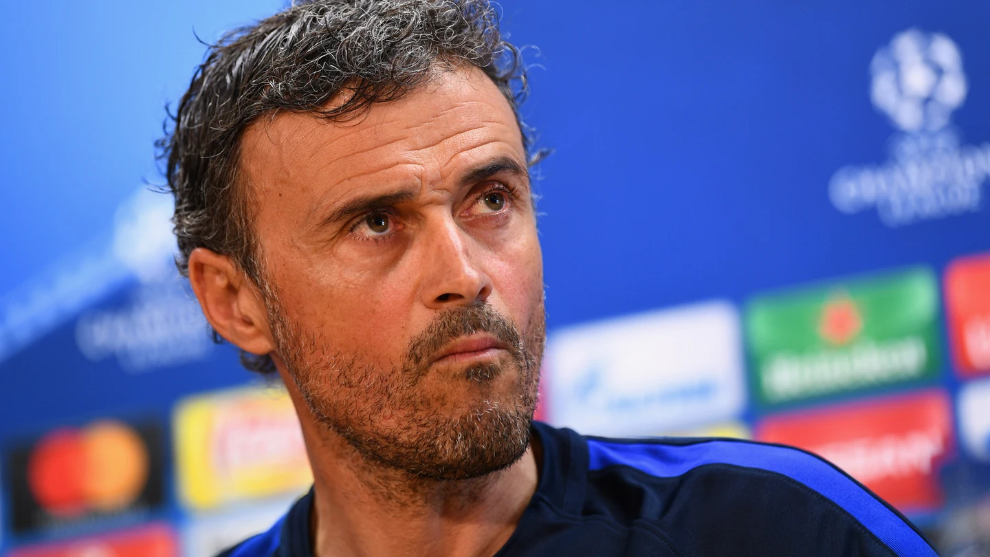 Luis Enrique, en rueda de prensa Luis Enrique, en rueda de prensa