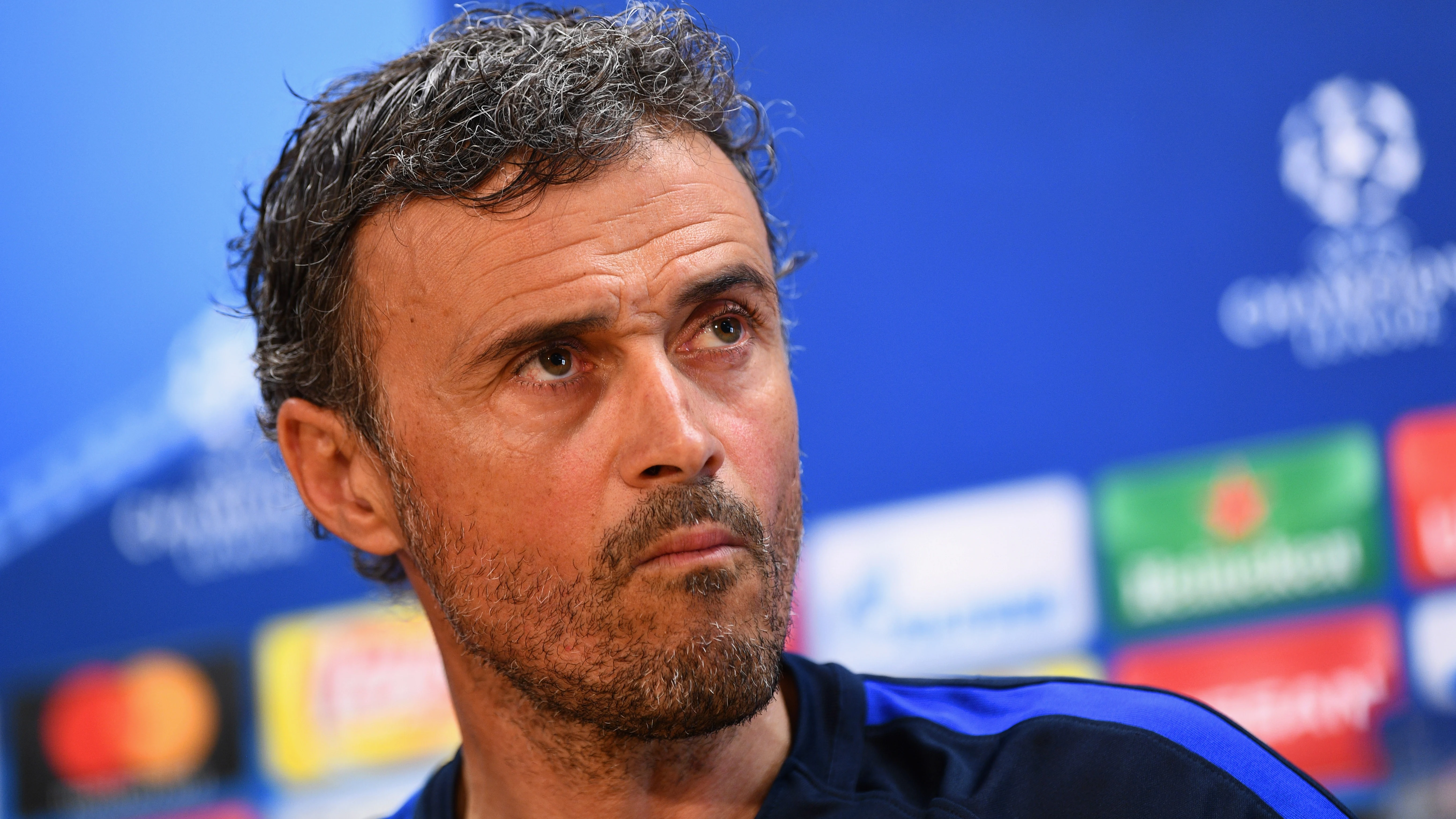 Luis Enrique, en rueda de prensa Luis Enrique, en rueda de prensa