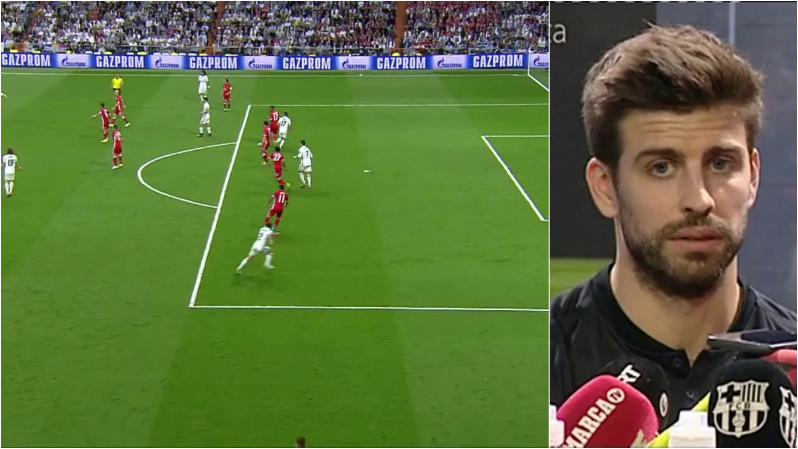 El 'tuit' de Piqué tras el gol de Cristiano El 'tuit' de Piqué tras el gol de Cristiano