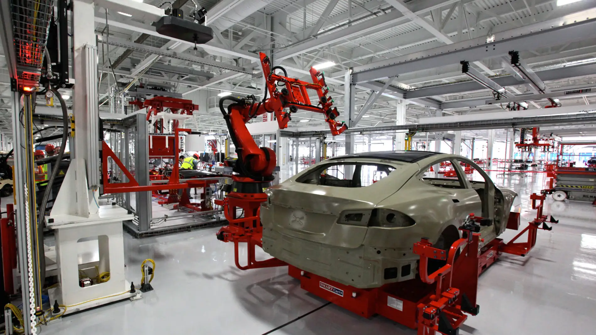 Producción de coches de Tesla