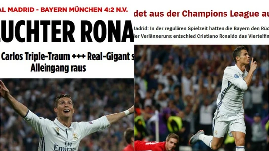 Prensa alemana tras el Madrid-Bayern Prensa alemana tras el Madrid-Bayern