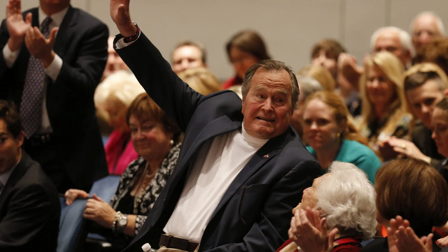 El ex presidente George H.W. Bush y su mujer Barbara El ex presidente George H.W. Bush y su mujer Barbara