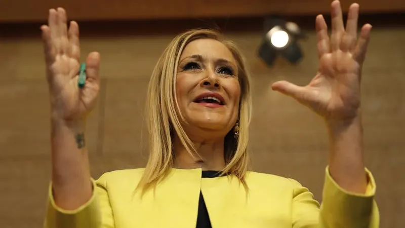 La presidenta de la Comunidad de Madrid, Cristina Cifuentes