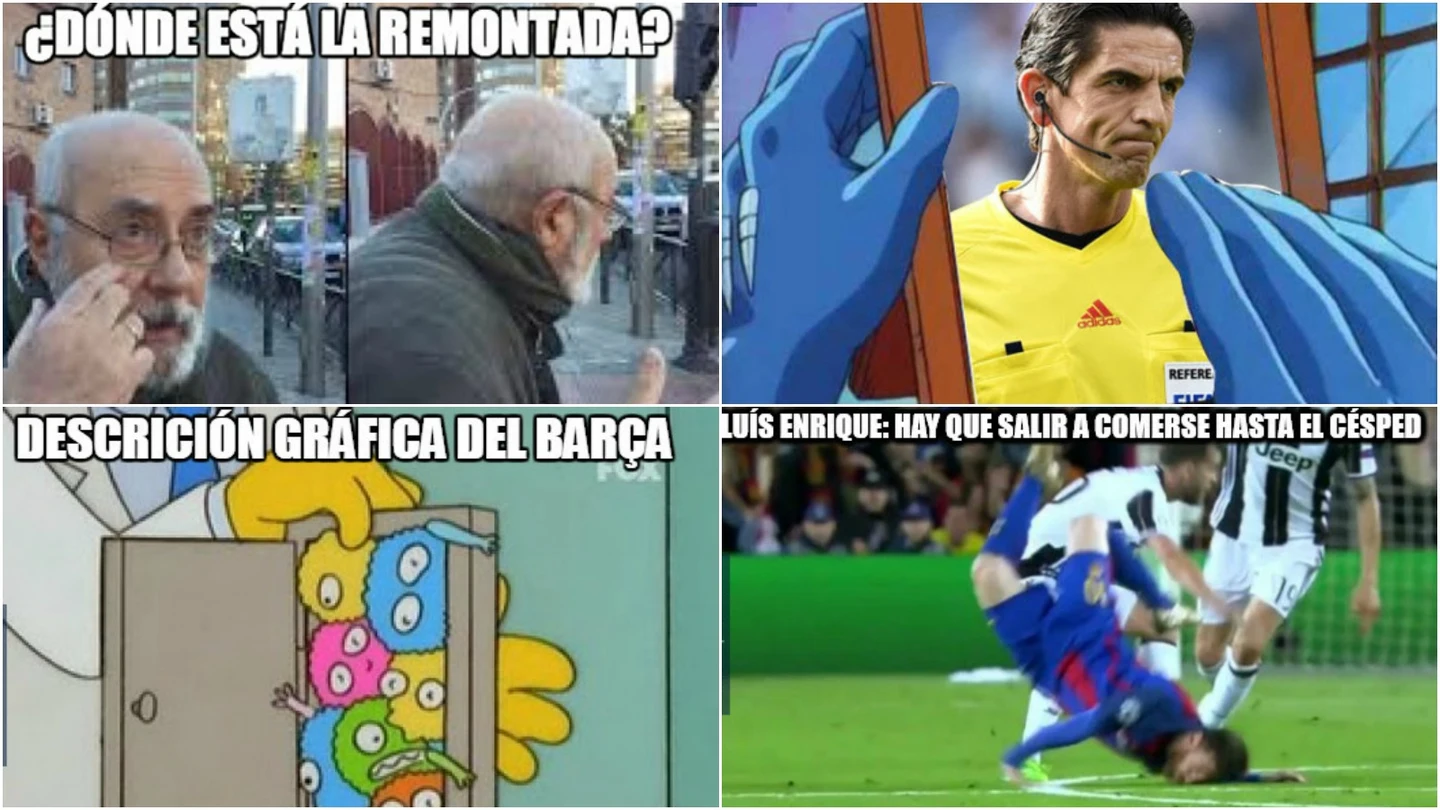 Los 'memes' de la eliminación del Barça Los 'memes' de la eliminación del Barça