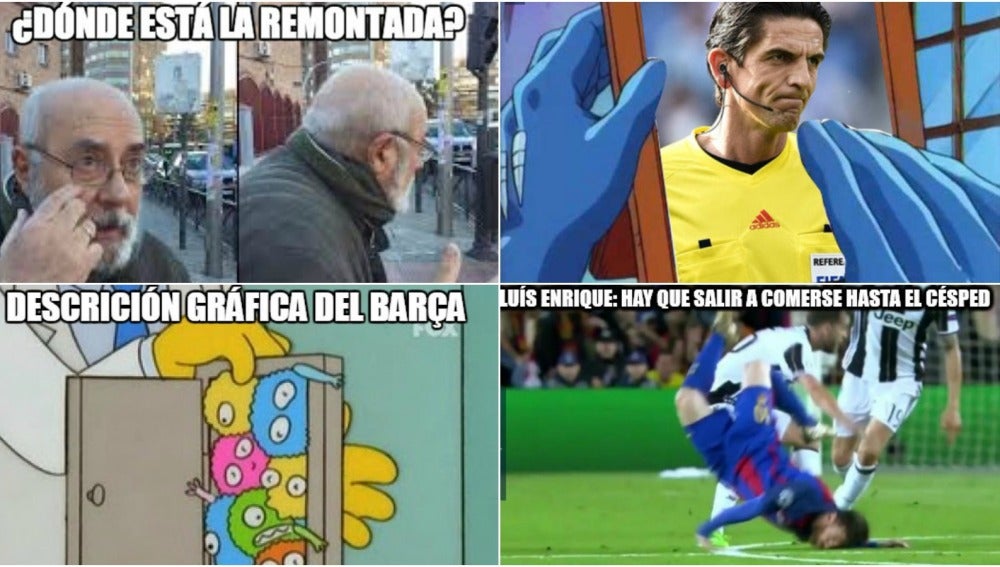 Los 'memes' de la eliminación del Barça