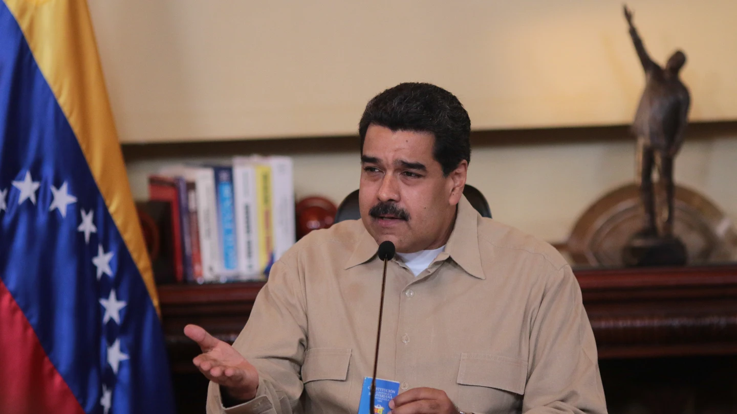Nicolás Maduro durante una reunión de alto nivel Nicolás Maduro durante una reunión de alto nivel