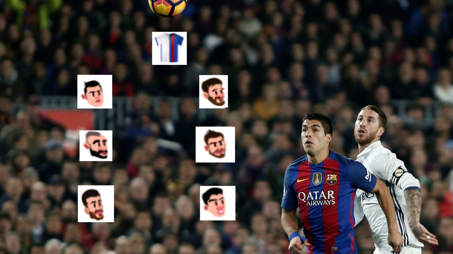 El Cl&aacute;sico, en clave de emoticonos
