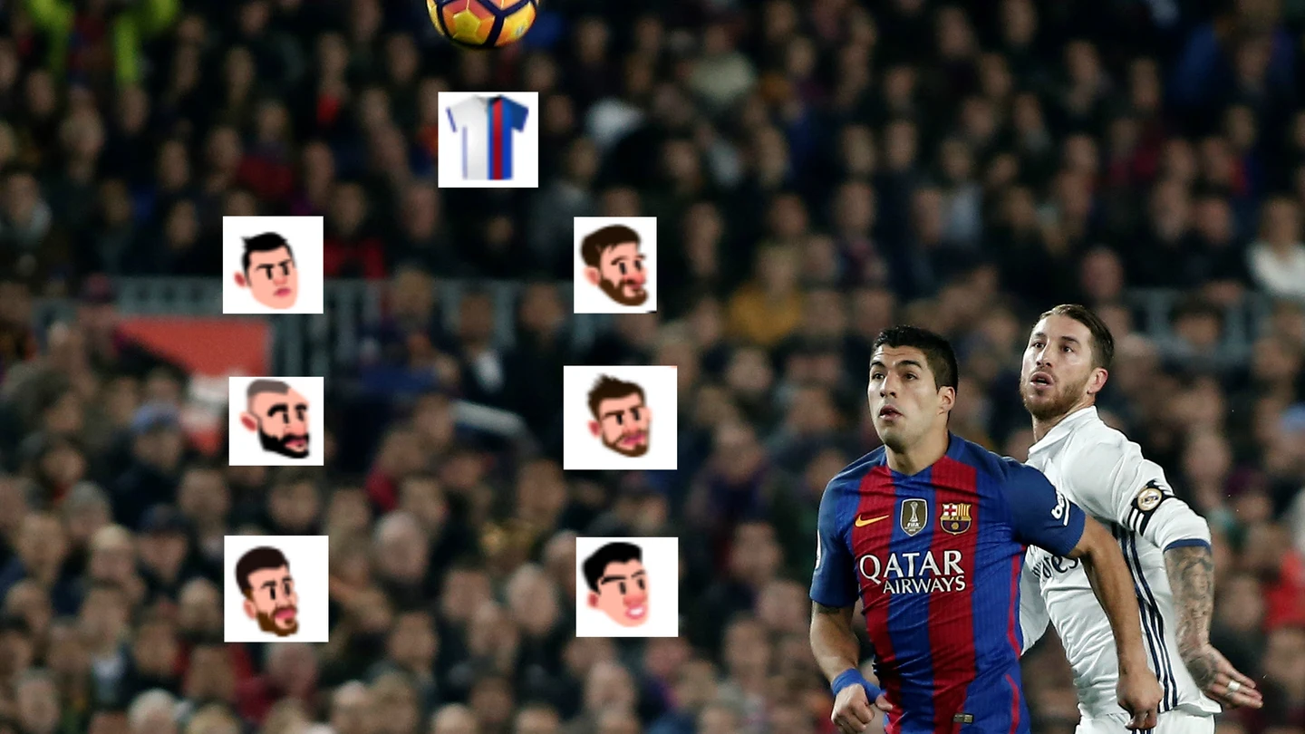 El Clásico, en clave de emoticonos El Clásico, en clave de emoticonos