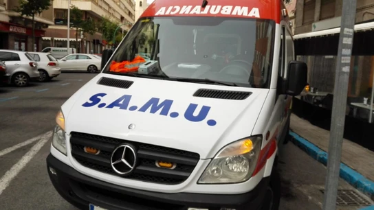 Una ambulancia del Servicio de Atención Médico Urgente. Ambulancia
