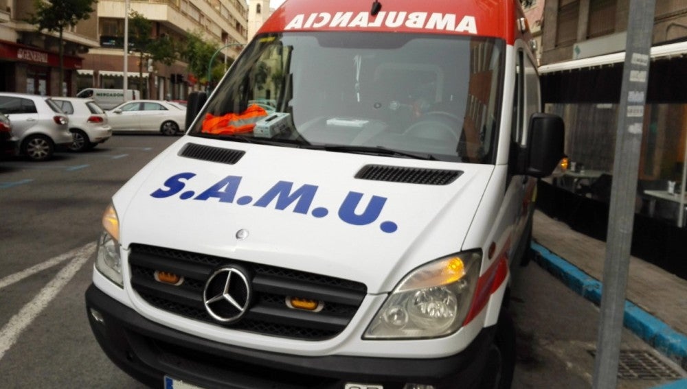 Una ambulancia del Servicio de Atención Médico Urgente.  