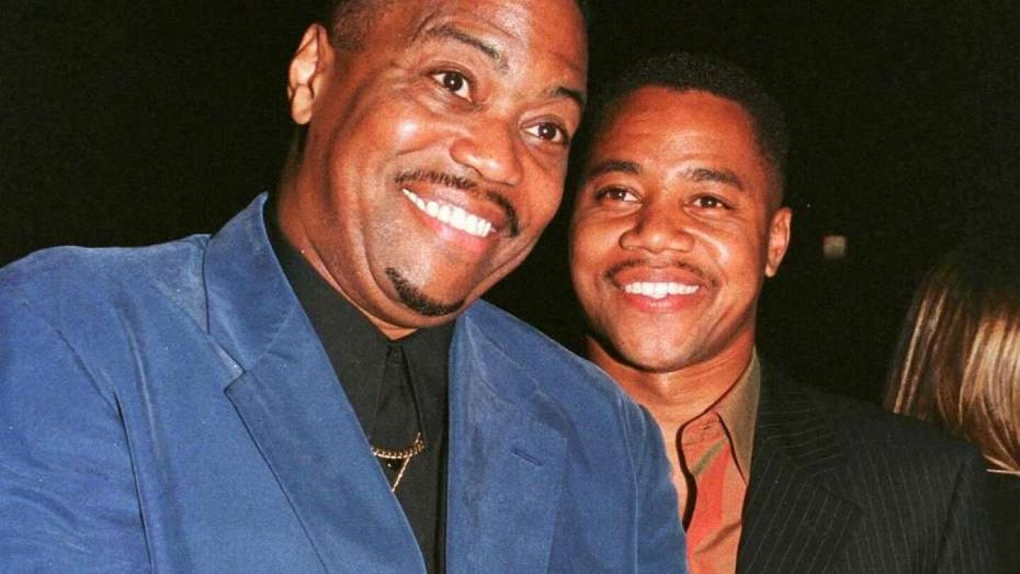 Cuba Gooding junto a su padre 
