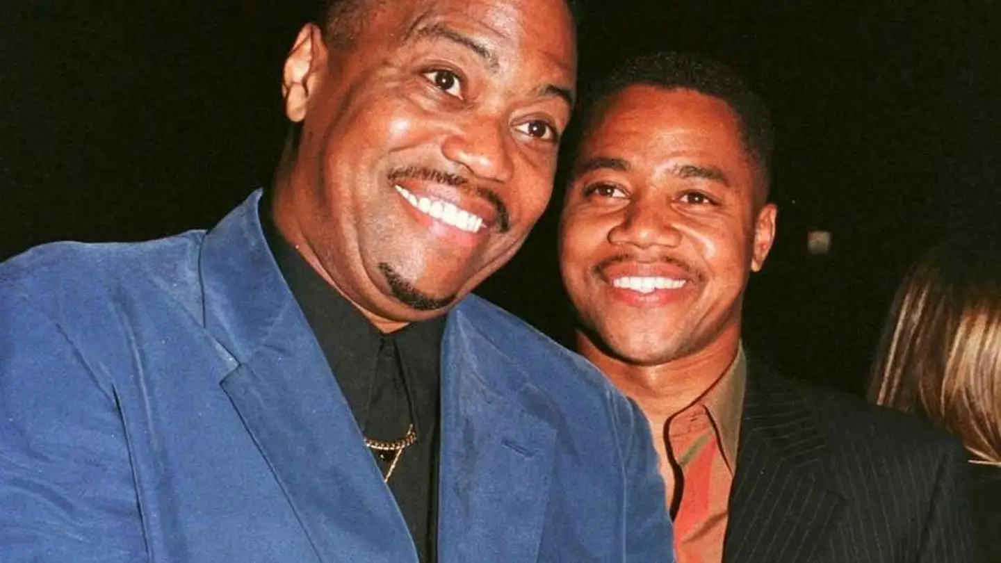 Cuba Gooding junto a su padre Cuba Gooding junto a su padre