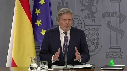 El ministro y portavoz del Gobierno Méndez de Vigo El ministro y portavoz del Gobierno Méndez de Vigo
