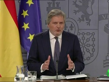 El ministro y portavoz del Gobierno Méndez de Vigo El ministro y portavoz del Gobierno Méndez de Vigo