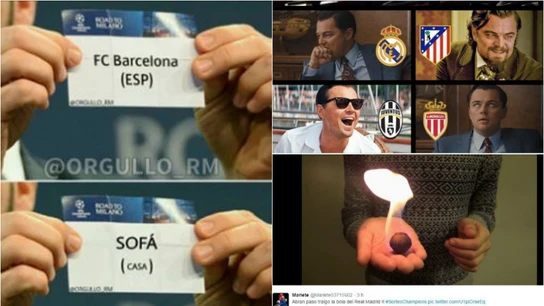 Los 'memes' del sorteo de Champions Los 'memes' del sorteo de Champions