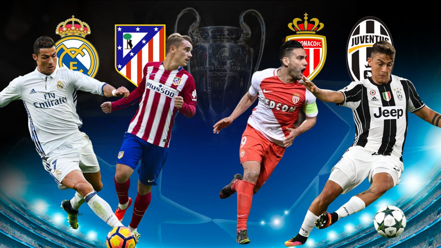 Real Madrid - Atl&eacute;tico y M&oacute;naco - Juventus, las semifinales de Champions
