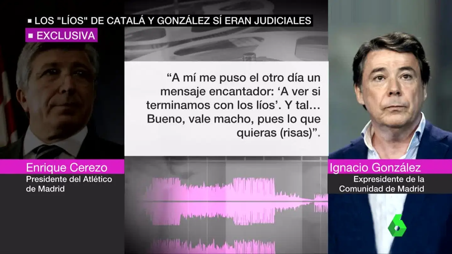 Conversación de Enrique Cerezo e Ignacio González Conversación de Enrique Cerezo e Ignacio González