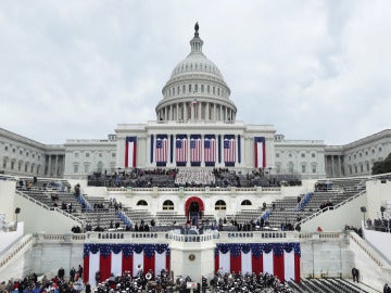 El Capitolio de los Estados Unidos el día en el que Donald Trump jura como presidente de Estados Unidos