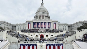 El Capitolio de los Estados Unidos el día en el que Donald Trump jura como presidente de Estados Unidos