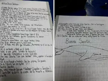 Las 50 pruebas del peligroso juego de la ballena azul Las 50 pruebas del peligroso juego de la ballena azul