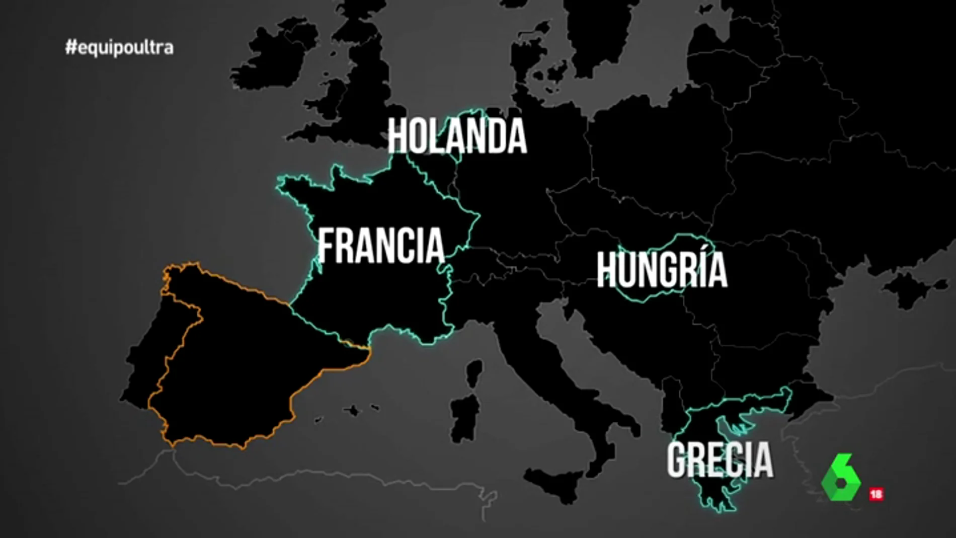 Mapa de la ultraderecha en Europa