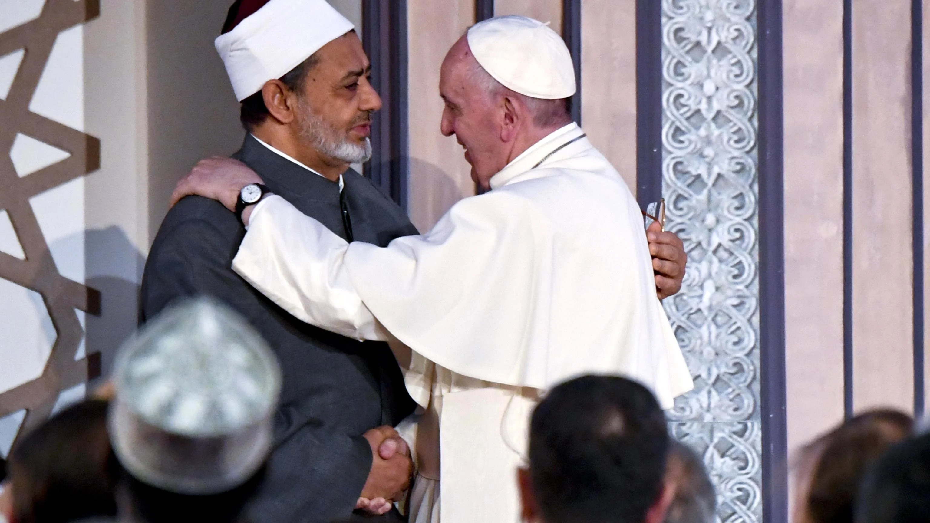 El papa Francisco con Sheikh Ahmed al-Tayeb