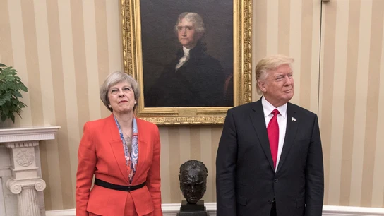 Theresa May visita la Casa Blanca Theresa May visita la Casa Blanca