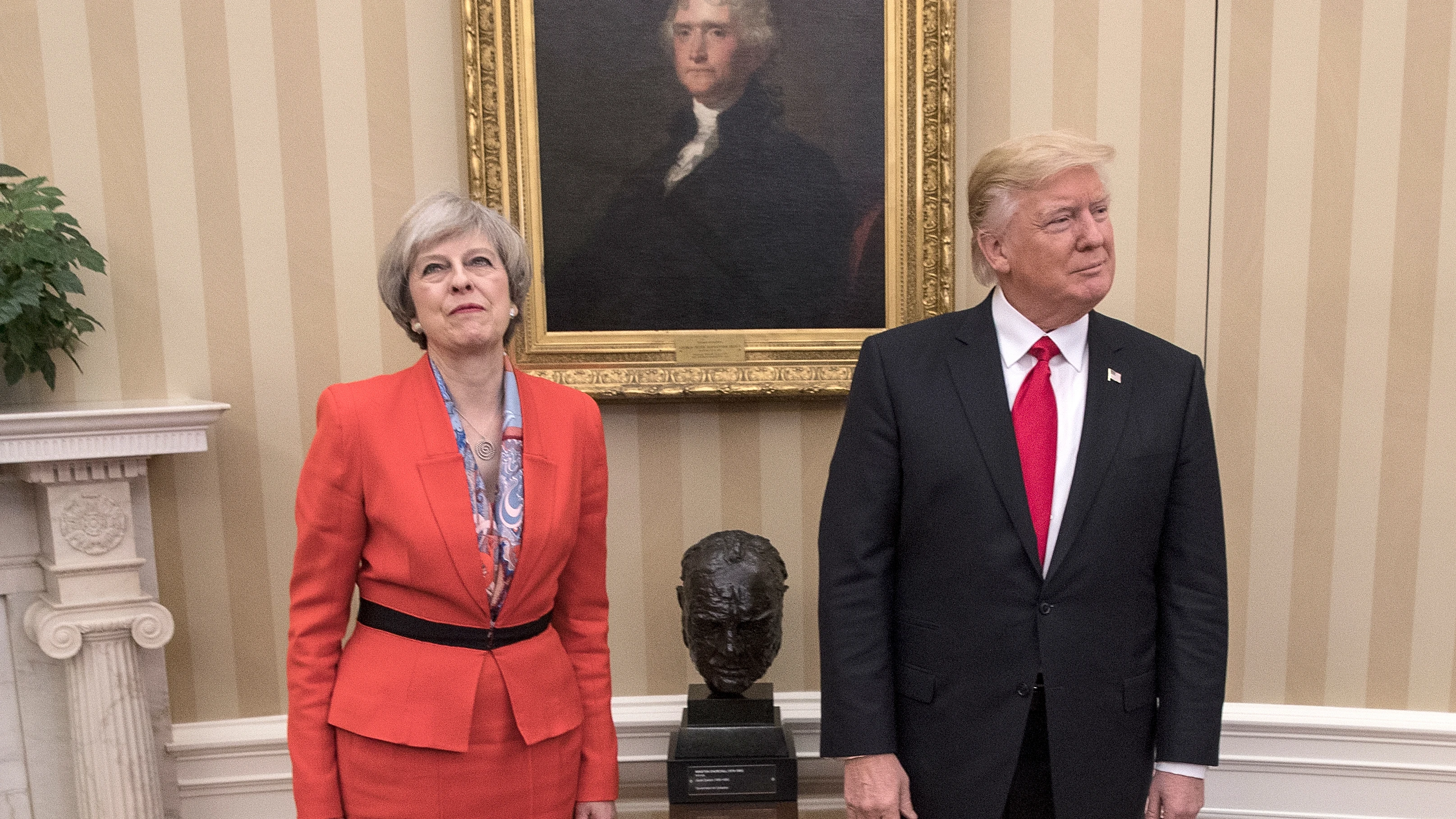 Theresa May visita la Casa Blanca