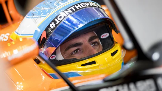 Fernando Alonso durante los entrenamientos libres Fernando Alonso durante los entrenamientos libres
