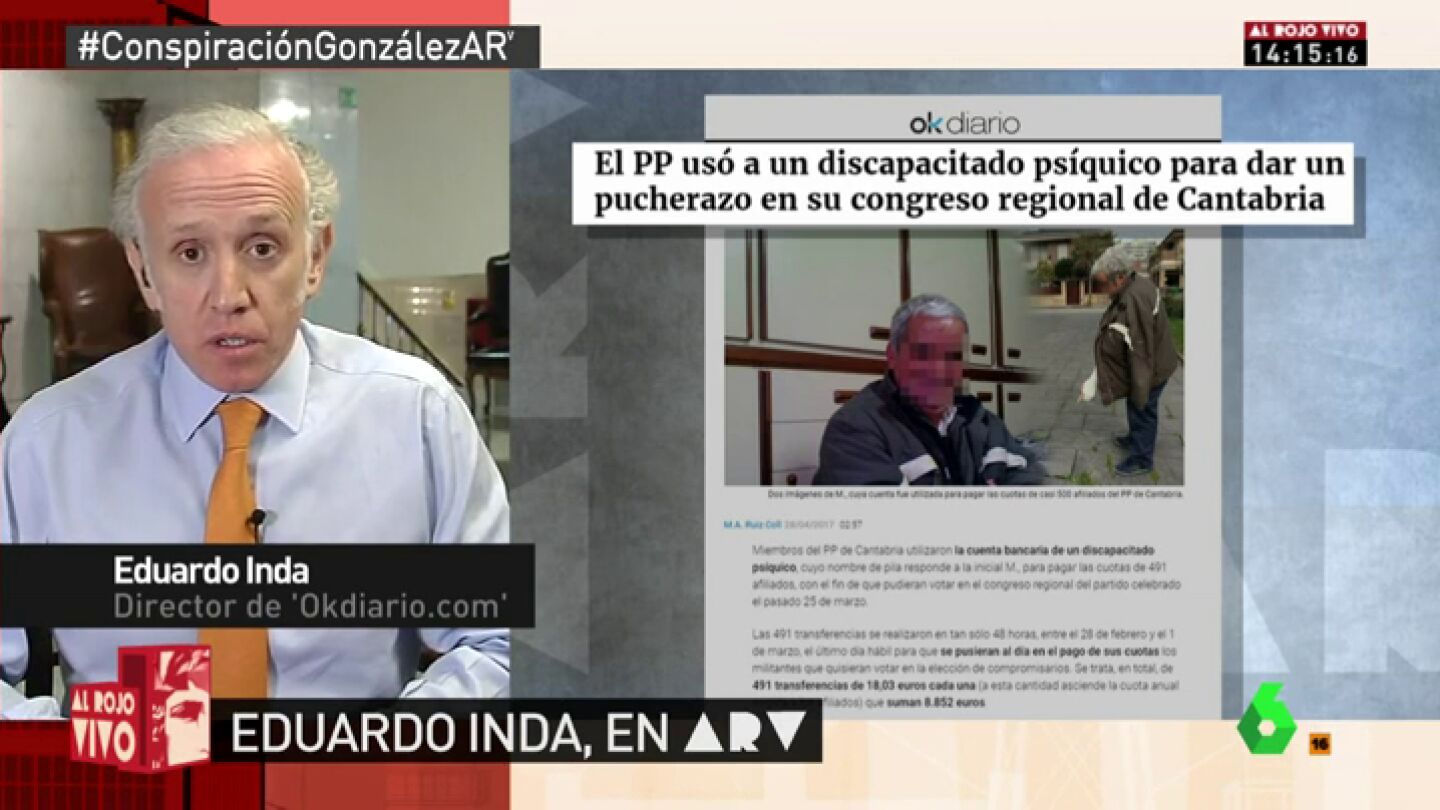 Frame 20.859839 de: El PP usa a una persona con discapacidad ps&iacute;quica para ganar un congreso regional en Cantabria