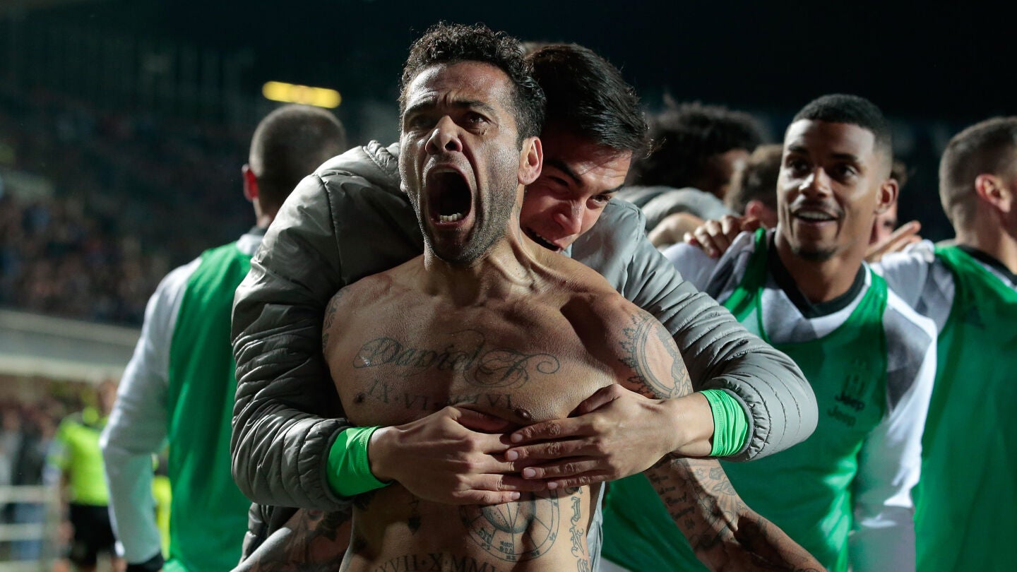 Los jugadores de la Juventus celebrando un gol