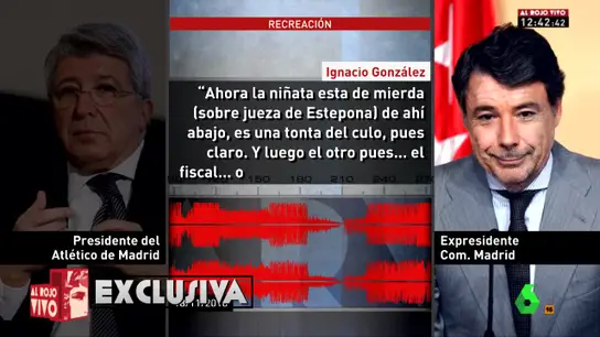 Ignacio González habla con Enrique Cerezo Ignacio González habla con Enrique Cerezo