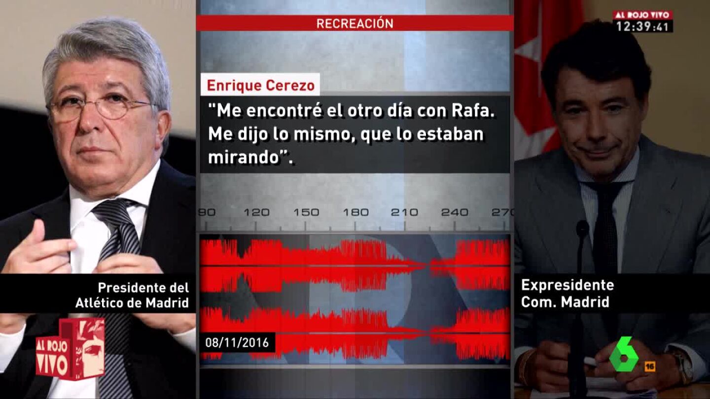 Conversaci&oacute;n de Cerezo con Gonz&aacute;lez