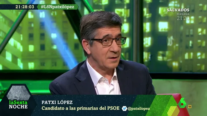 Patxi López en laSexta Noche