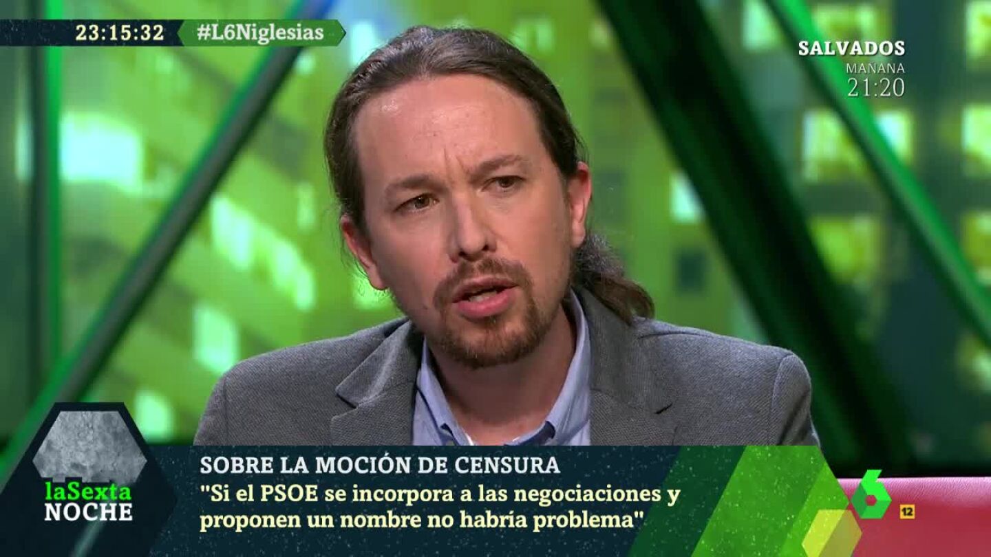Pablo Iglesias en laSexta Noche
