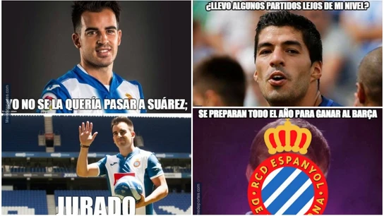 Los mejores 'memes' del Espanyol-Barcelona Los mejores 'memes' del Espanyol-Barcelona