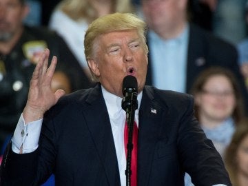 El presidente estadounidense, Donald Trump, en un acto en Harrisburg, Pennsylvania El presidente estadounidense, Donald Trump, en un acto en Harrisburg, Pennsylvania
