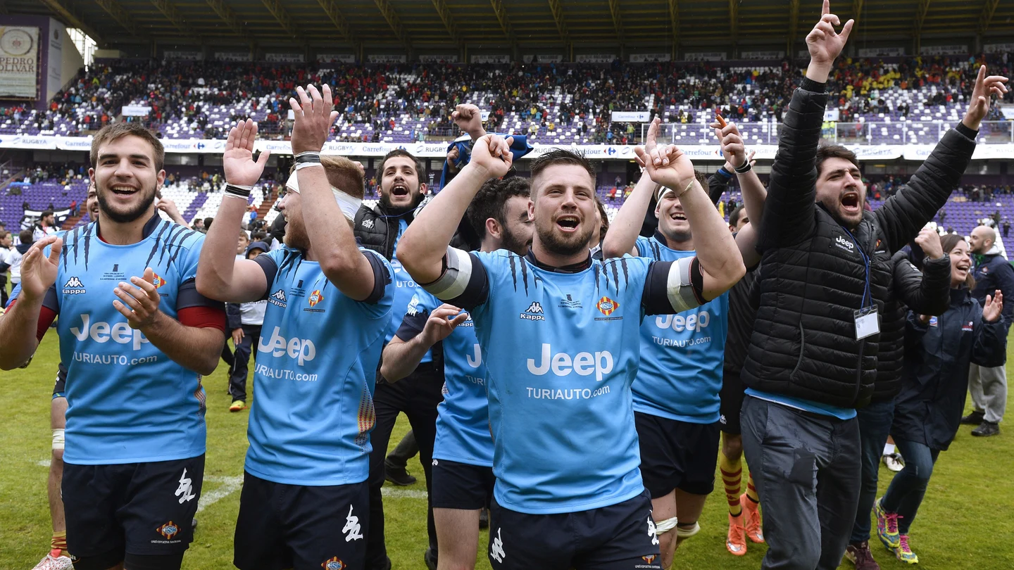 Los jugadores de la Santboiana celebran el título de Copa del Rey Los jugadores de la Santboiana celebran el título de Copa del Rey