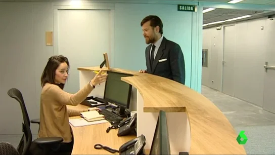 Iñaki Alcaraz antes de una entrevista de trabajo Iñaki Alcaraz antes de una entrevista de trabajo
