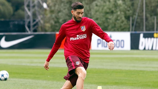 Carrasco se entrena con el Atlético de Madrid Carrasco se entrena con el Atlético de Madrid