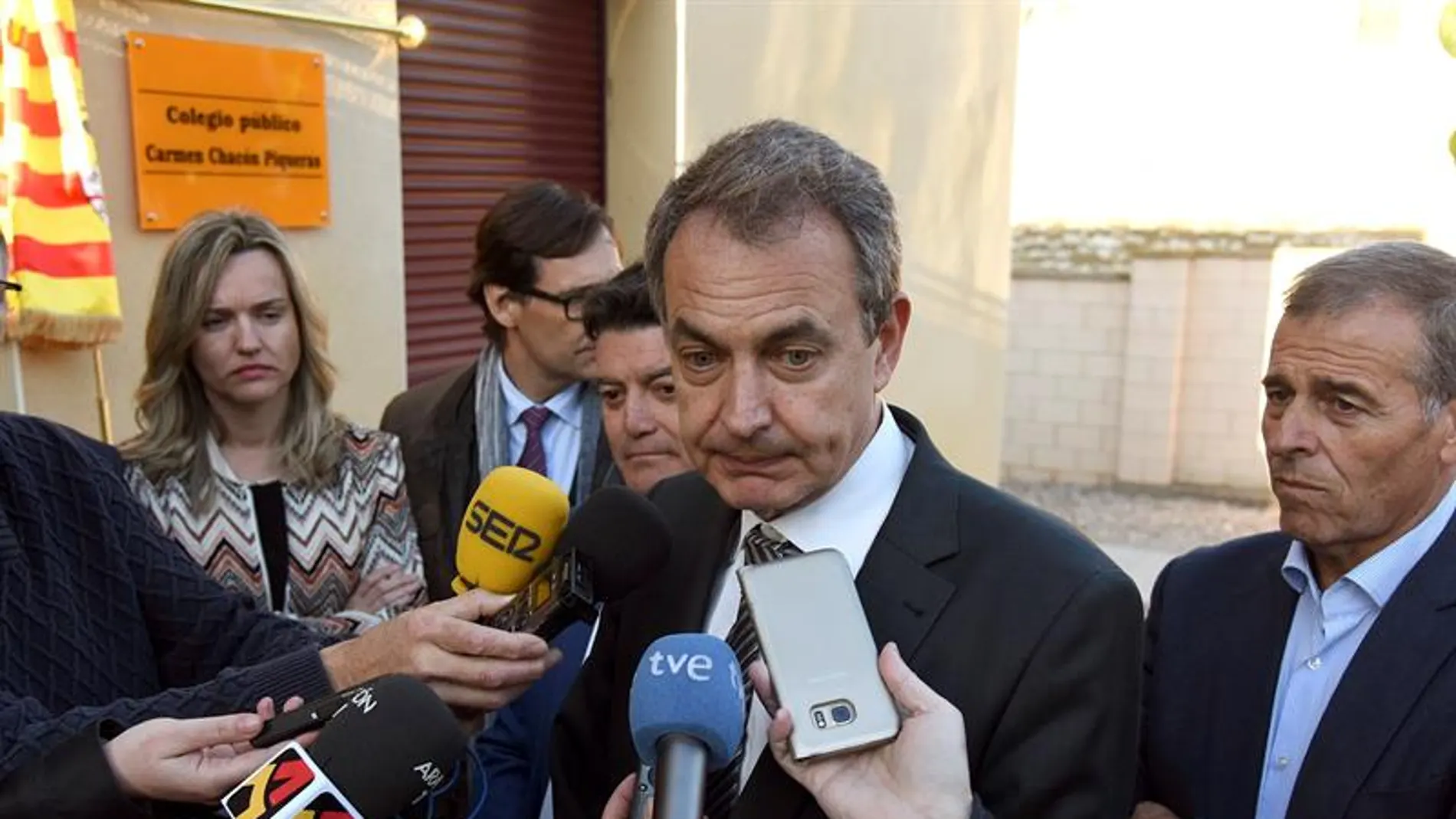 José Luis Rodríguez Zapatero, en un acto en Cataluña