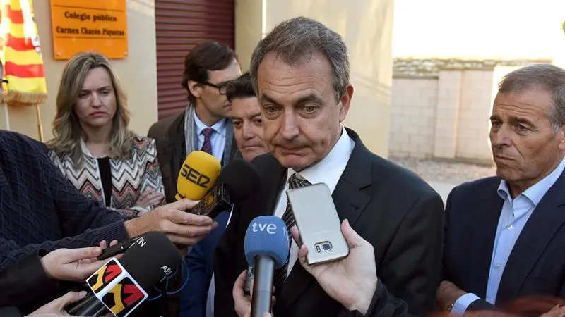 José Luis Rodríguez Zapatero, en un acto en Cataluña